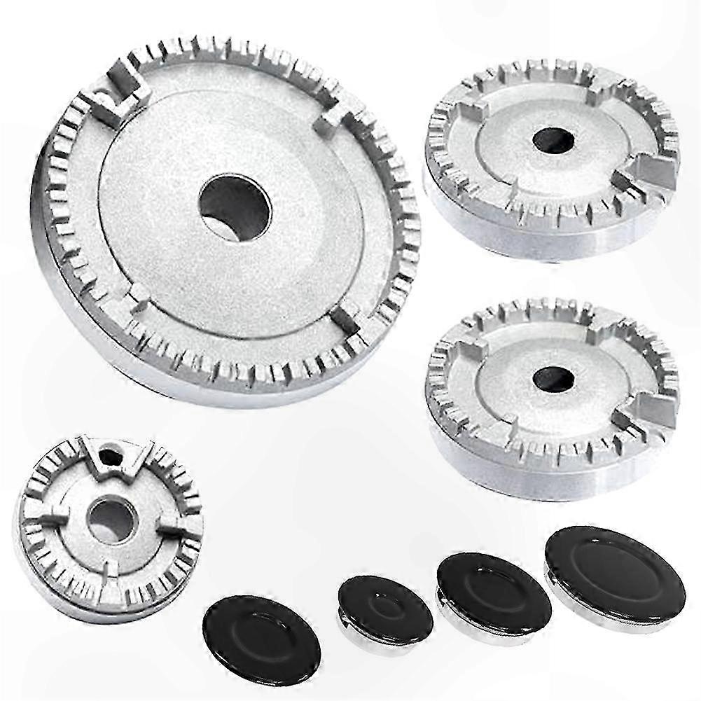 Stove Burner Cap and Cooktop Crown Replacement for Oven Hob Lid