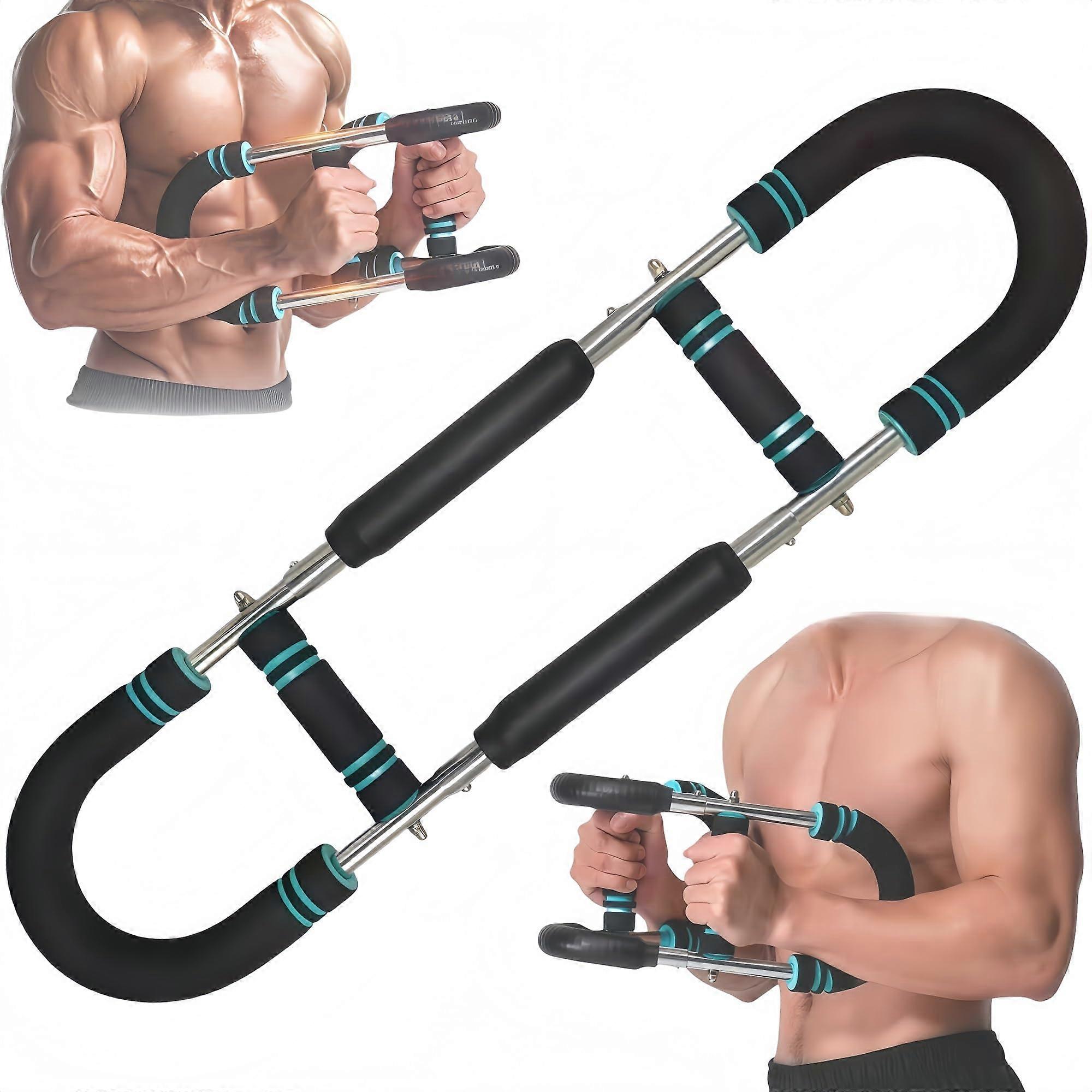 Arm twister Men's Adjustable Forearm Strength Trainer Portable Spring Resistance, Exercise Equipment, Strength 30 Blue