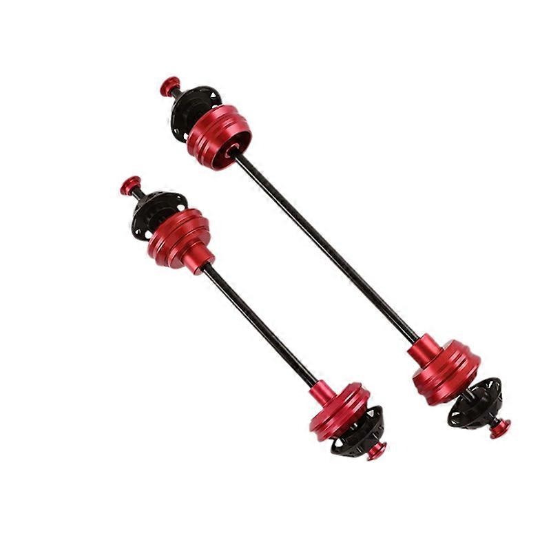 Simple 2X Motorcycle Modified Front Rear Wheel Rod Axle Kit Front Rear Wheel Rod Axle Kit Anti-Fall Block A