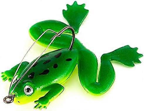 Fish Lures Soft Silicone Frog Bait For Bass Artificial Lure With Hook Tackle
