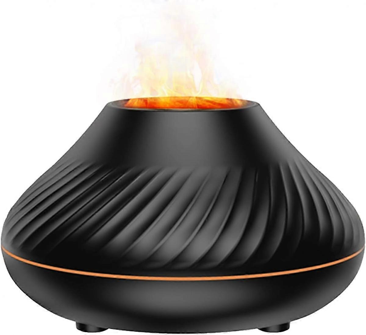 Flamdiffusor för eteriska oljor - Fire Diffuser för öppen spis med vattenånga