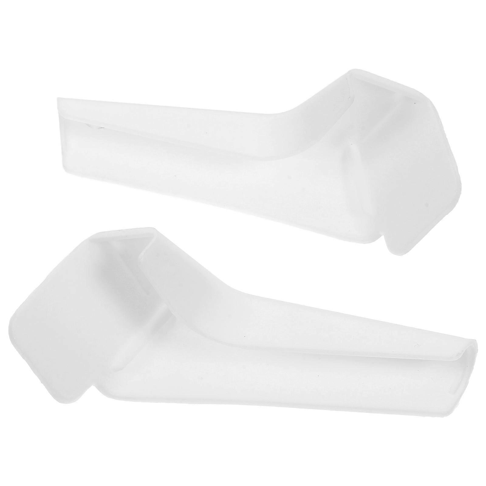 Rv Rain Gutter Spout Extensions for Anticlogging Drainage 6Pcs White PVC