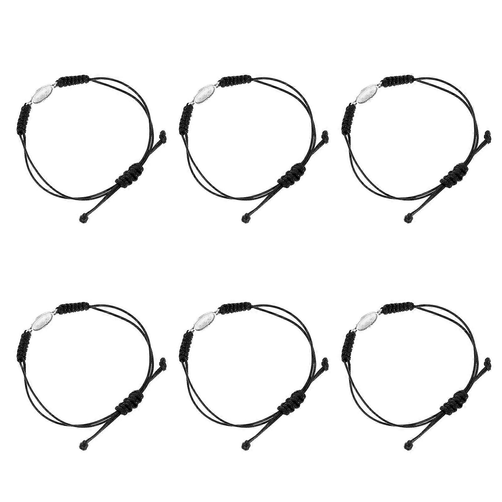 Adjustable Braided Bracelets for Decoration 18Pcs Elastic Bracelets