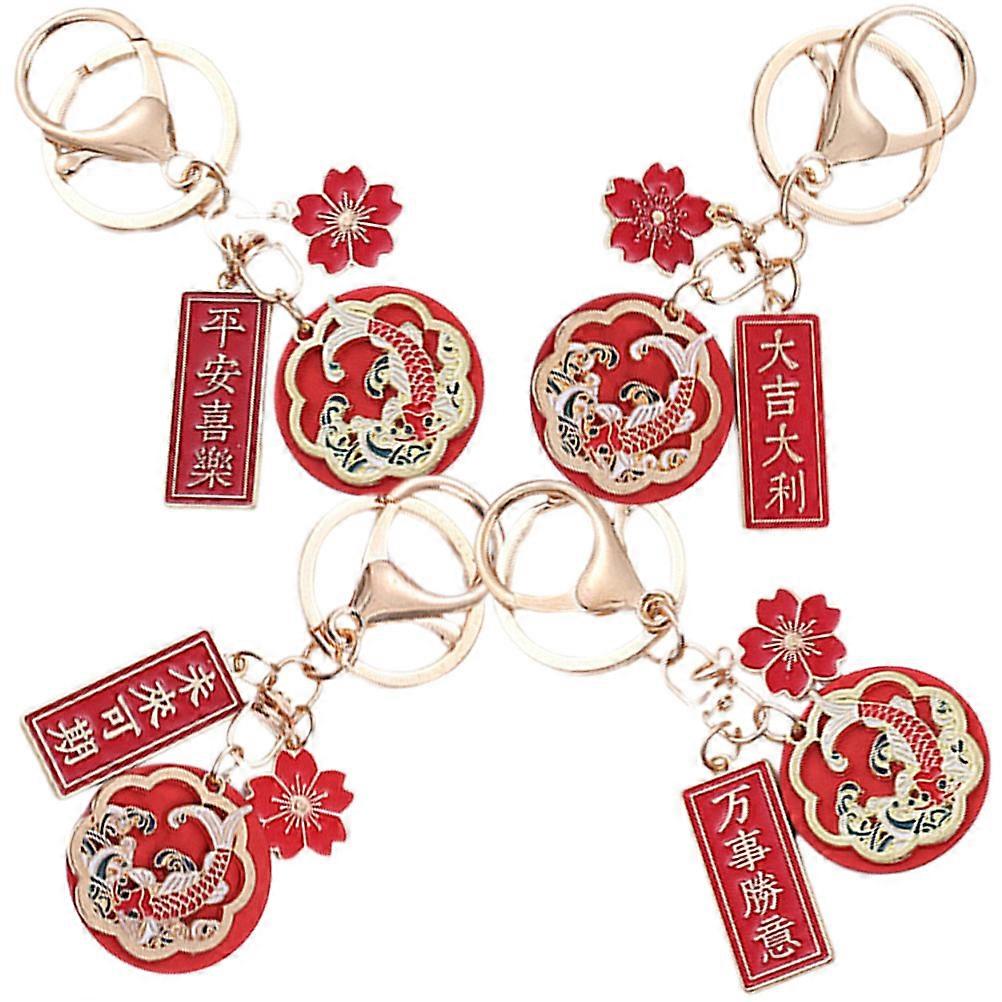 Decorative Chinese Style Key Chains for Keys 16Pcs Assorted Color
