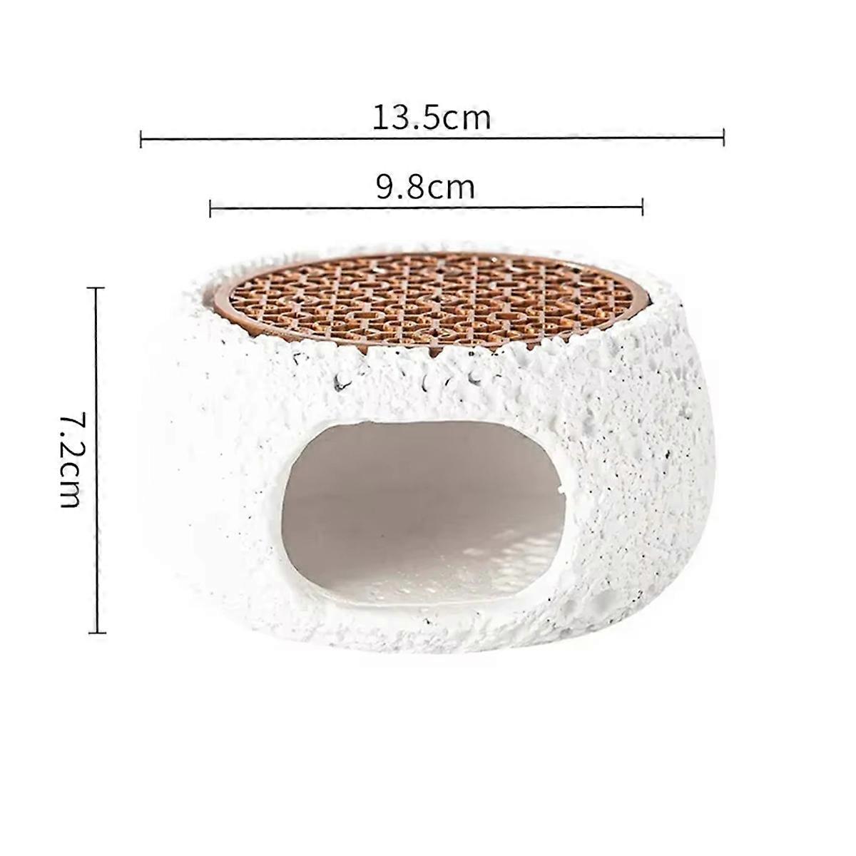Artistic Rock Material Round Plate for Candle Heating B