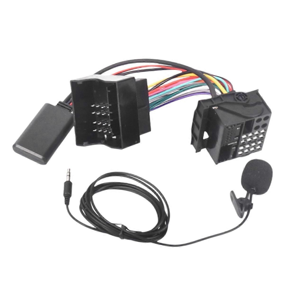 Car Audio Aux Adapter Receiver Radio Bluetooth 5.0 Module Aux Cable with Mic for Z4 E85 E86 X3 E83