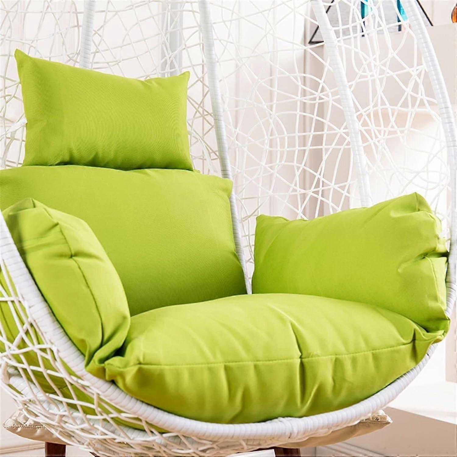 Patio Hanging Egg Chair Cushion Cover With Zipper, 60x47 Cm, Waterproof Windproof NoPadding, For Wicker Egg Swing Chair