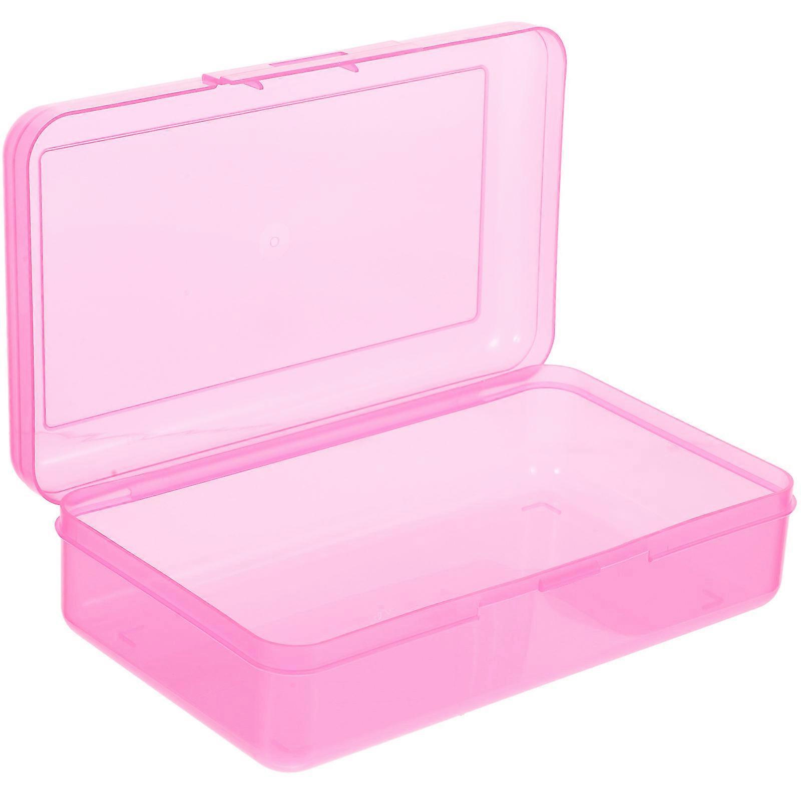 Plastic Pencil Storage Case for Teachers and Students Ideal for Office Use in Rectangular Shape 3Pcs