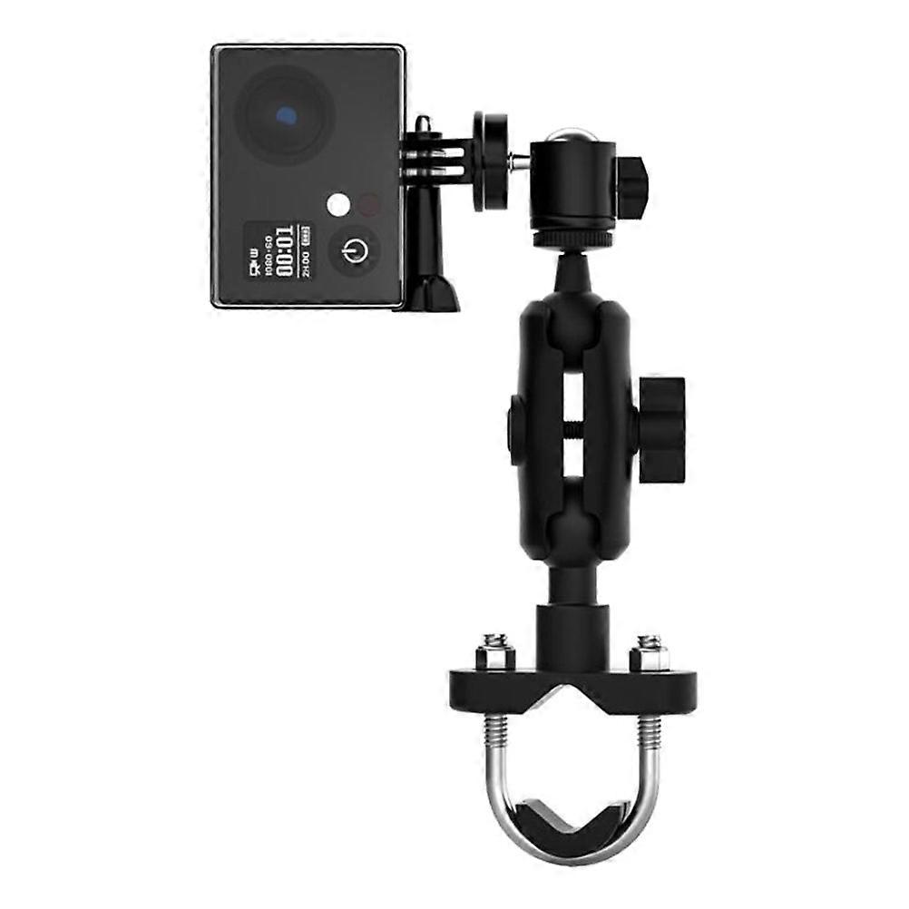 Motorbike Accessories Data Recorder Brackets Handlebar Holder 2Pcs Black