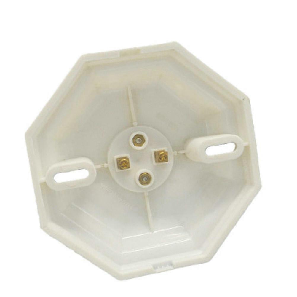 Light Base E27 Screw Lamp Holder Octagon Wear Resistant For Home Store Office 1Pack