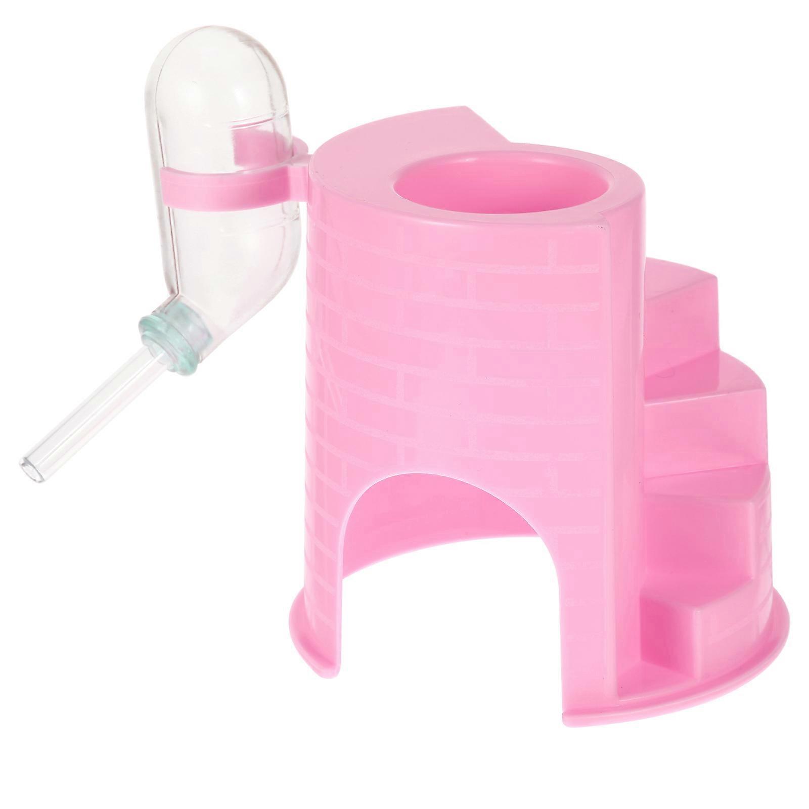 Hamster Hide House Plastic Pet Toy for Fun and Rest 4Pcs