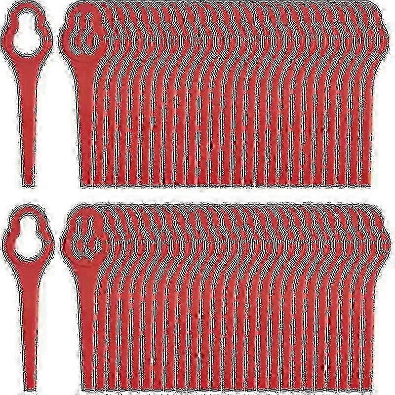 50Pcs Ferrex Aldi FAR 20-i 20V40V Edger Replacement Blades, Plastic Soak in Water