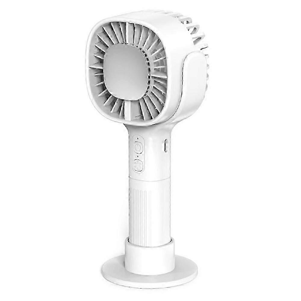 Adjustable Handheld Cooling Fan with Cold Compress Function and 3 Speed Settings