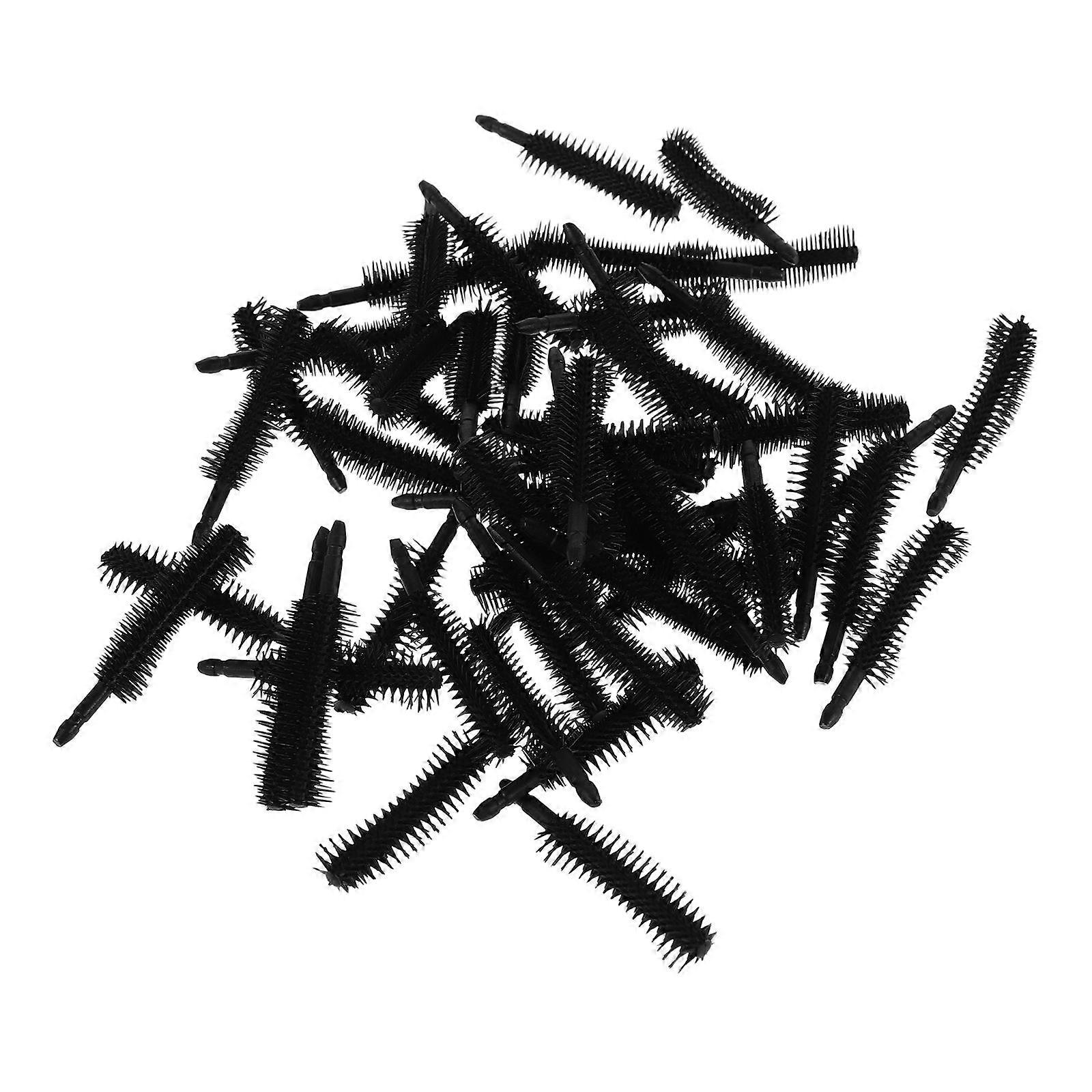 Soft Silicone 200Pcs Eyelash Brush Wands For Parties Eyebrow Makeup Compact Spoolies For Versatile Use