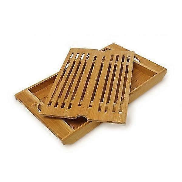 Bread cutting board with crumb catcher