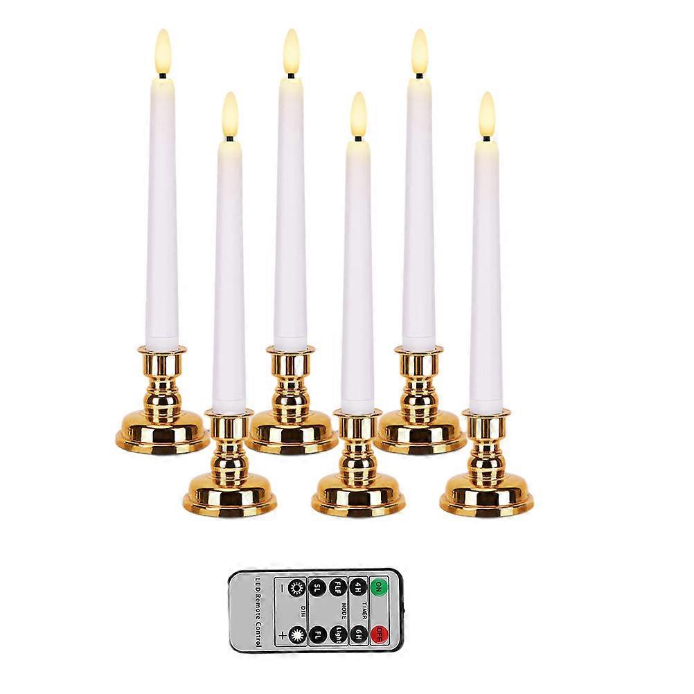 Long LED Candle Lamp Multi-Function for Decor 2Sets Flameless Candle Lights