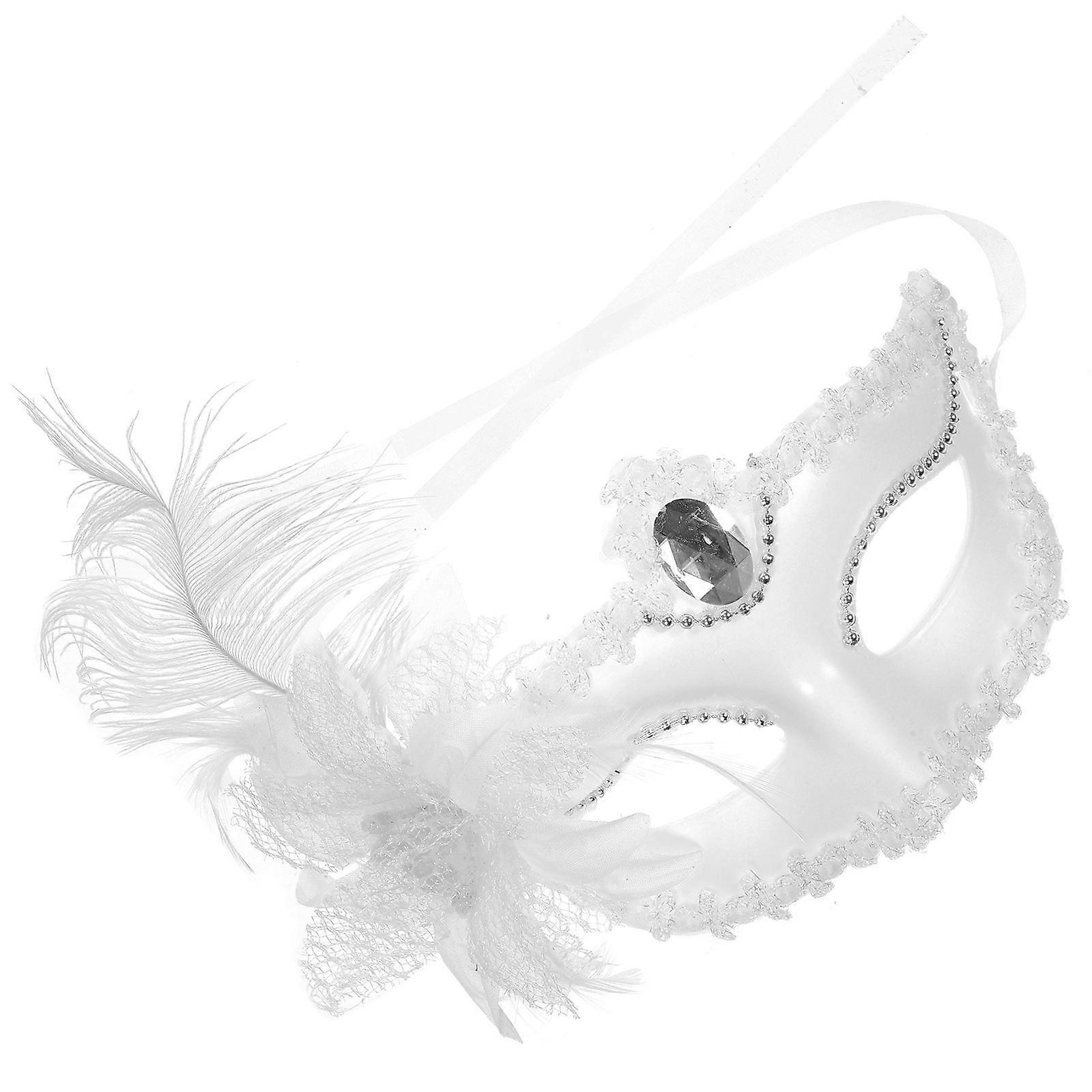 Venetian Lace Masquerade Mask Half Face Mask for Bride Use