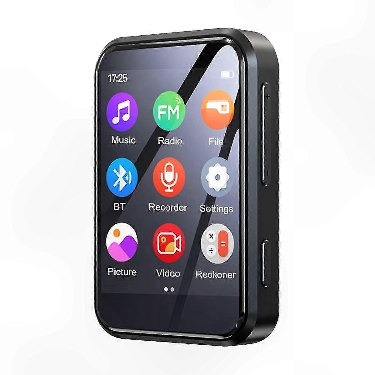 Portable MP3 Player with Touch Display, Bluetooth 5.4, HiFi o, Voice Recorder, and Camera Features