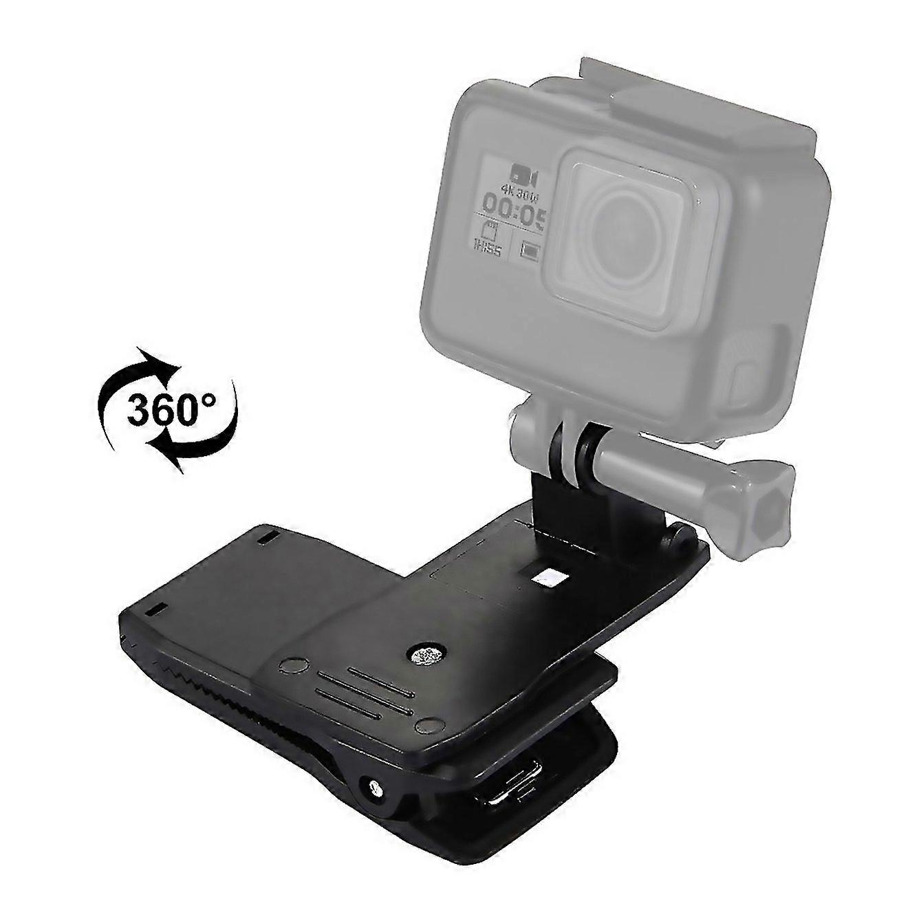For Puluz 360 Degree Rotating Backpack Hat Recmounts Quick Release Clamp Mount For Gopro Insta360 Dj