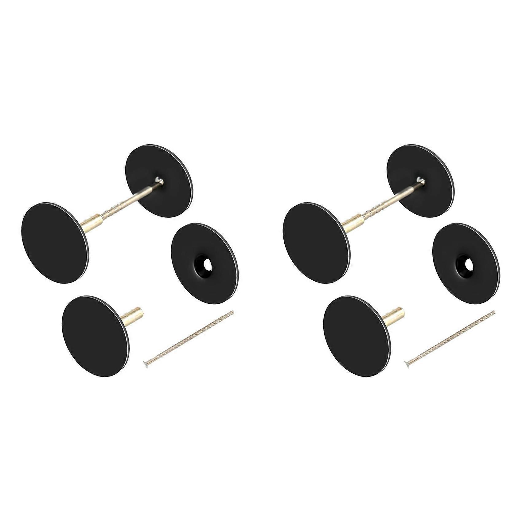 2er-Pack Türloch-Abdeckplatten, Türknaufgriff-Lochfüllplatten