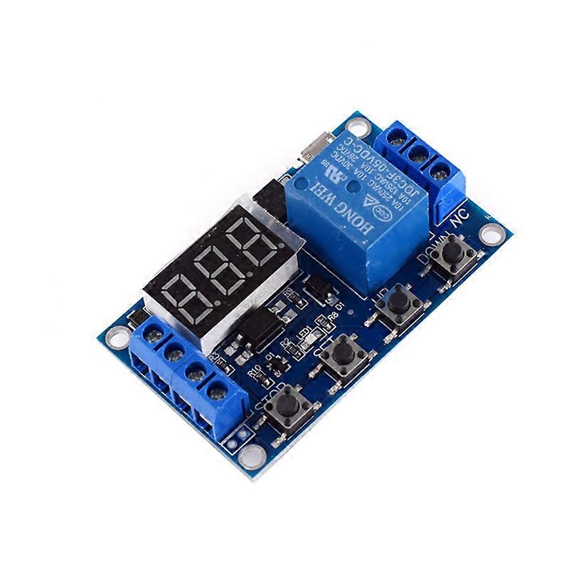 DC 6-30V Support Micro-USB 5V LED Display Automation Cycle Relay