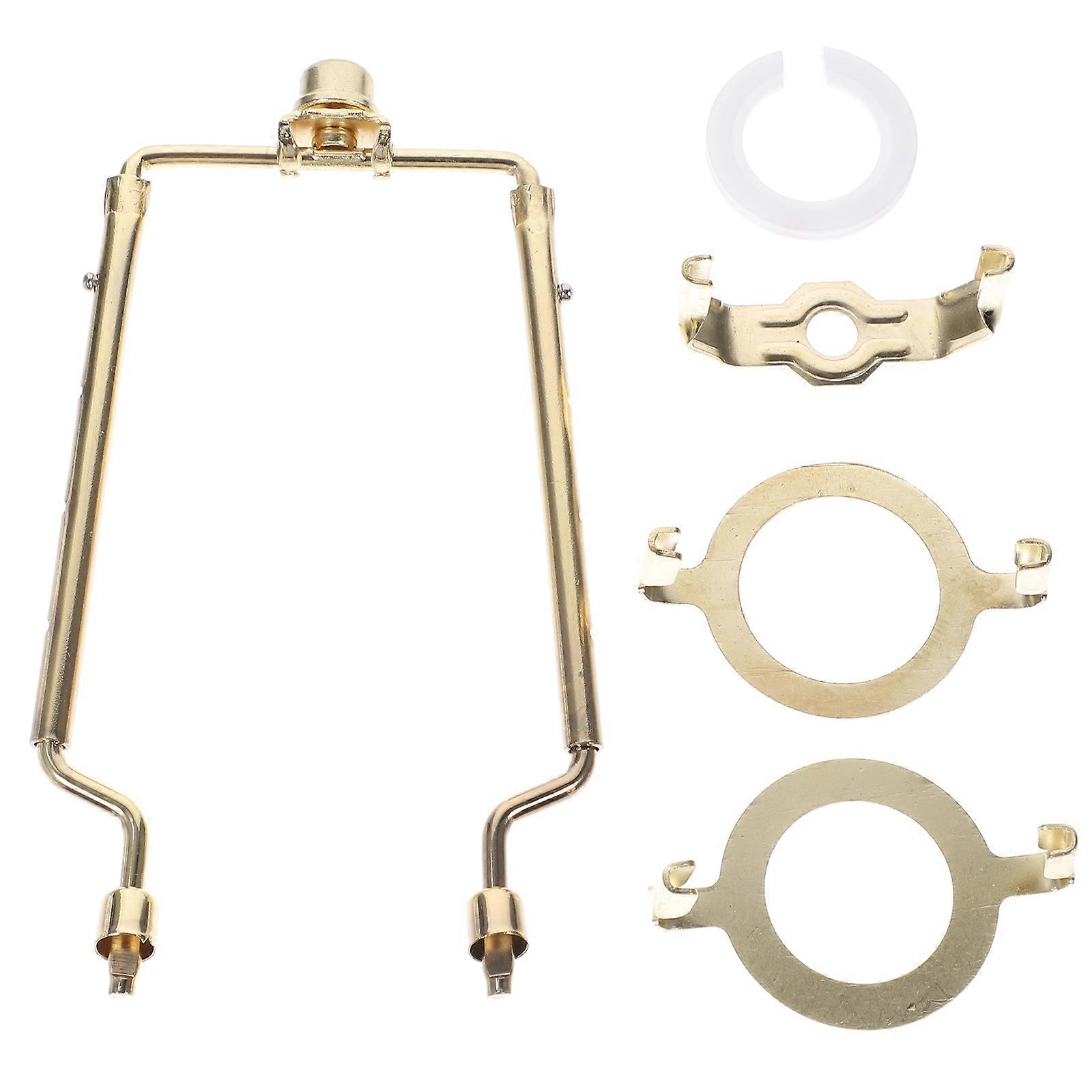 Golden Lamp Harp Holder for Table Lamp 3Sets Lampshade Adapter