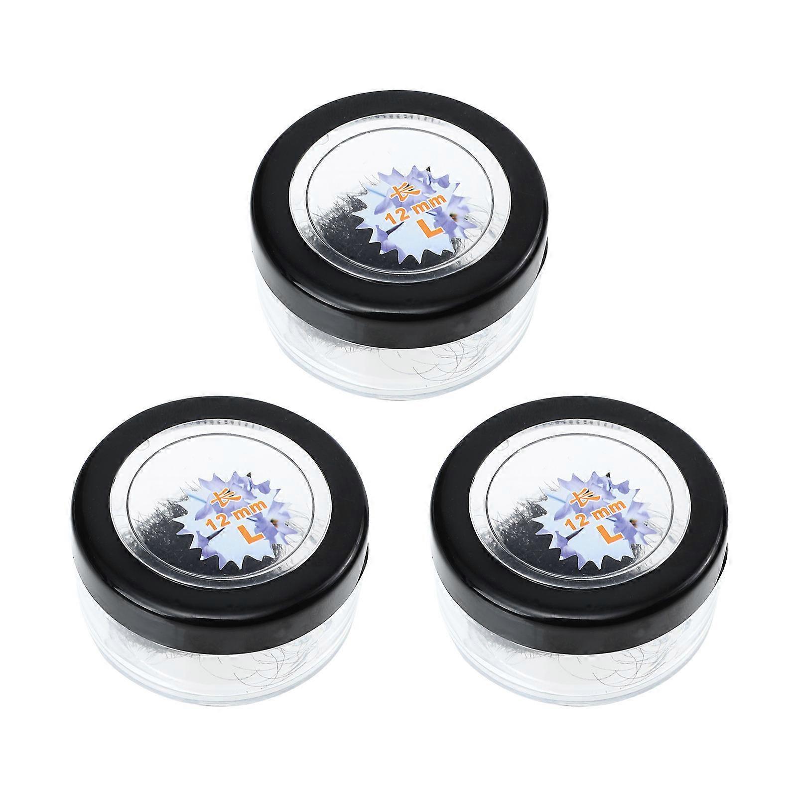 Makeup Eyelash Eyelash Extension Kit for Decoration 3 Boxes Artificial Lash