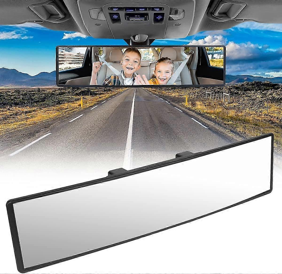Car Rear View Mirror Universal Car Interior Mirror Panoramic Replacement Wide Angle Rearview Mirror
