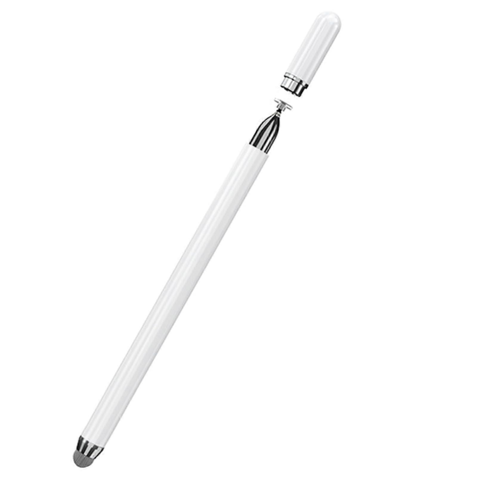 Pen For Touching Screens Sensitivity And Precision Capacitive Pencil For 99% Smartphones And Tablets White 2in1