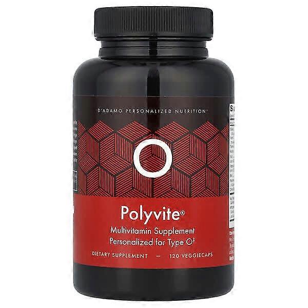 D'adamo, PolyviteÃÂ® O, Multivitamin Supplement, 120 VeggieCaps