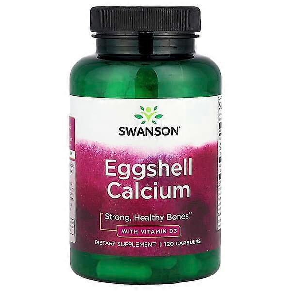 Swanson, Eggshell Calcium With Vitamin D3, 120 Capsules