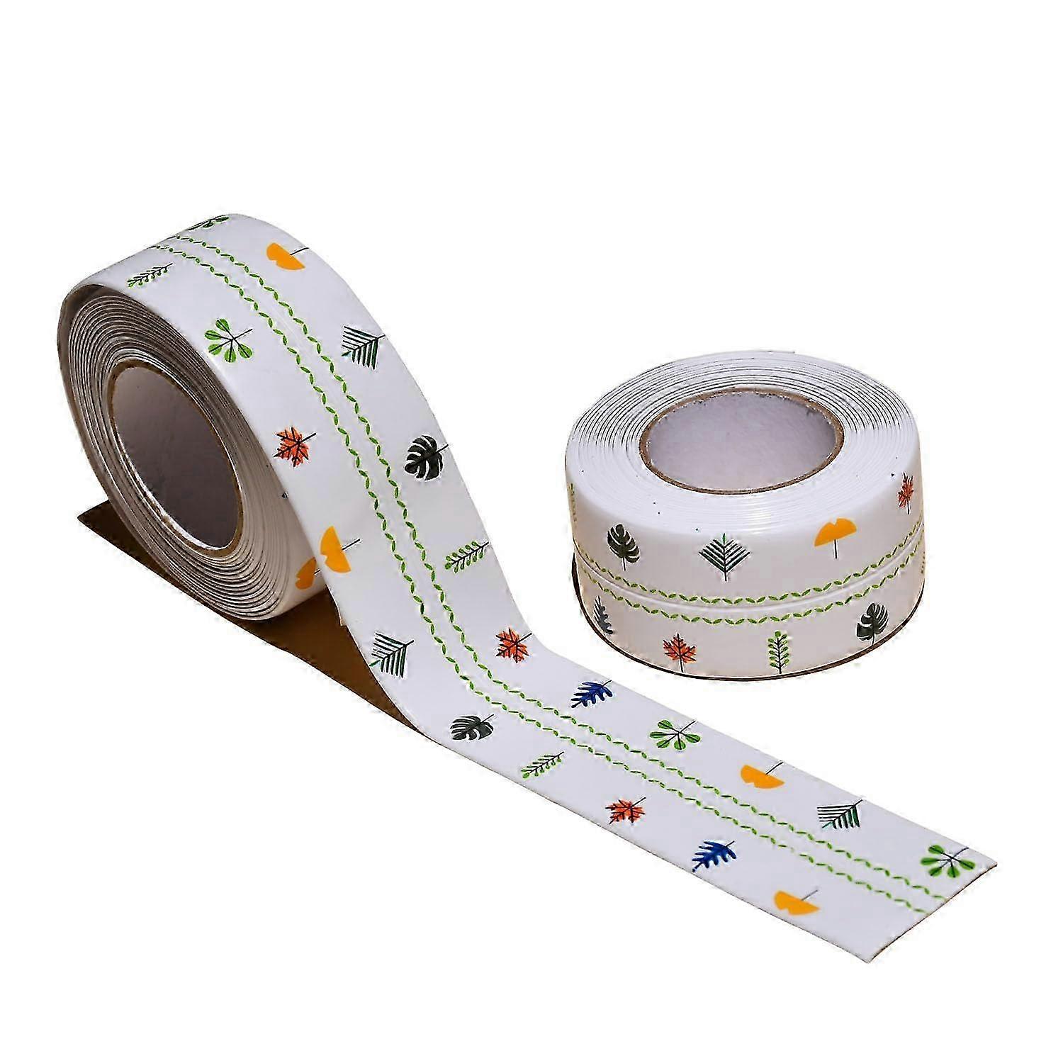 25-26 2 Rolls Caulk Tape Self Adhesive for Bath Kitchen