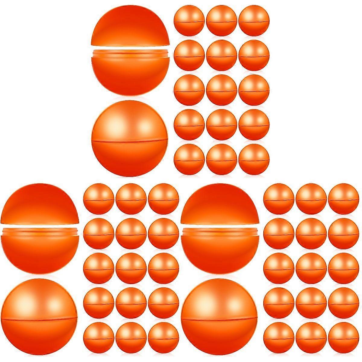 75 Pcs  Lottery Balls Raffle Balls Round Balls Plastic Hollow Openable Game Balls Props