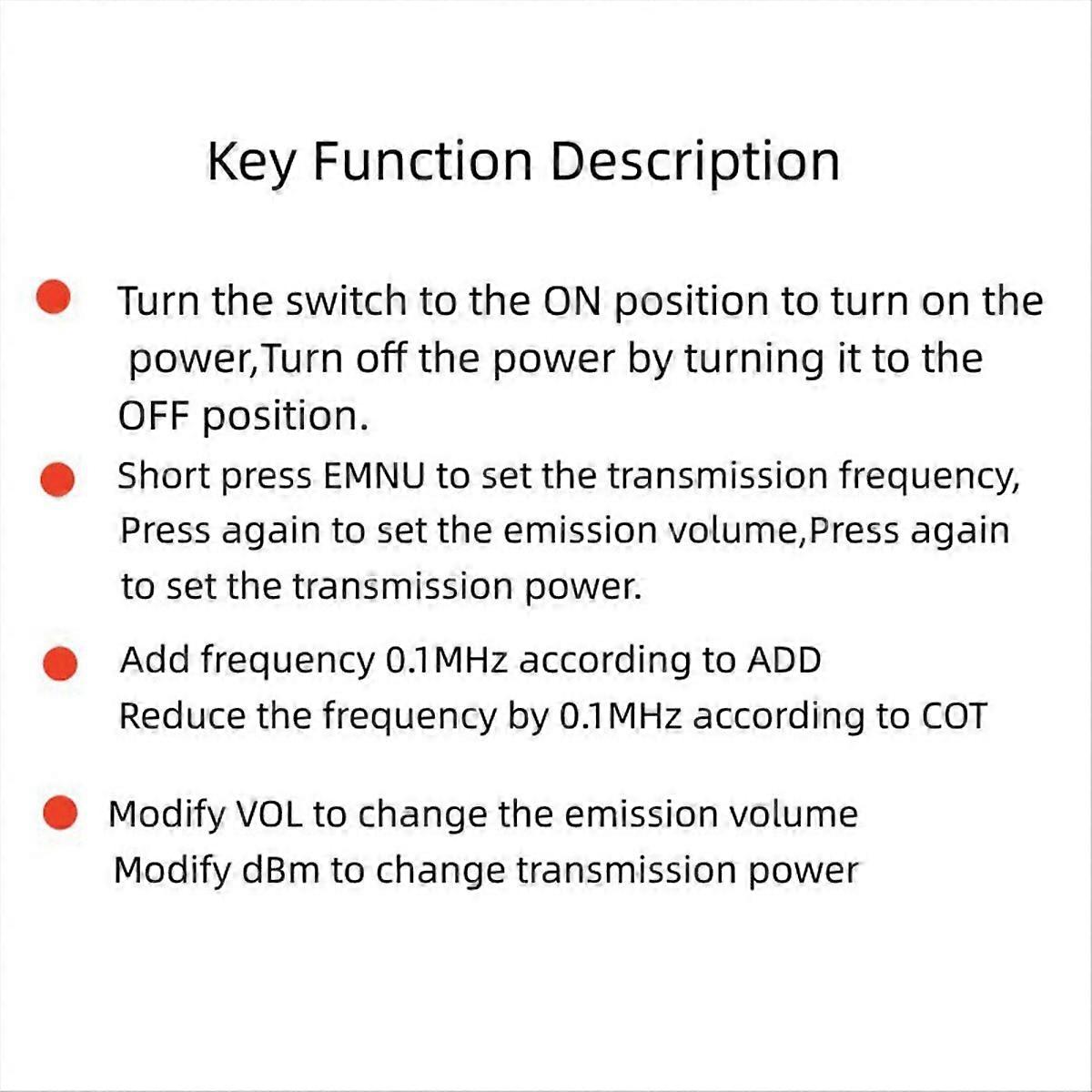 Multi Functional FM Transmitter Bluetooth USB FM Transmitter FM Radio