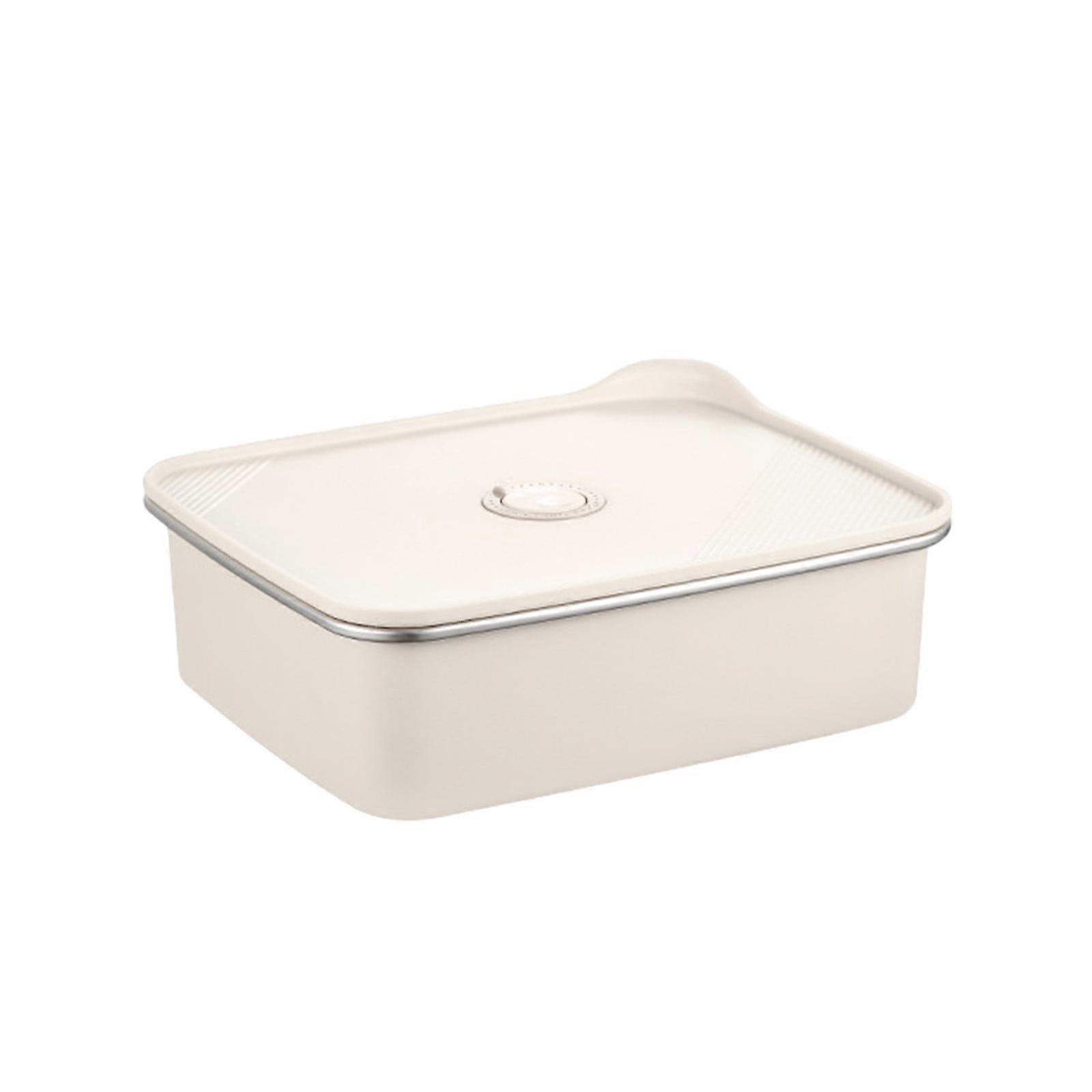 Yonrjhukm Microwaveable Stainless Steel Airtight Storage Container