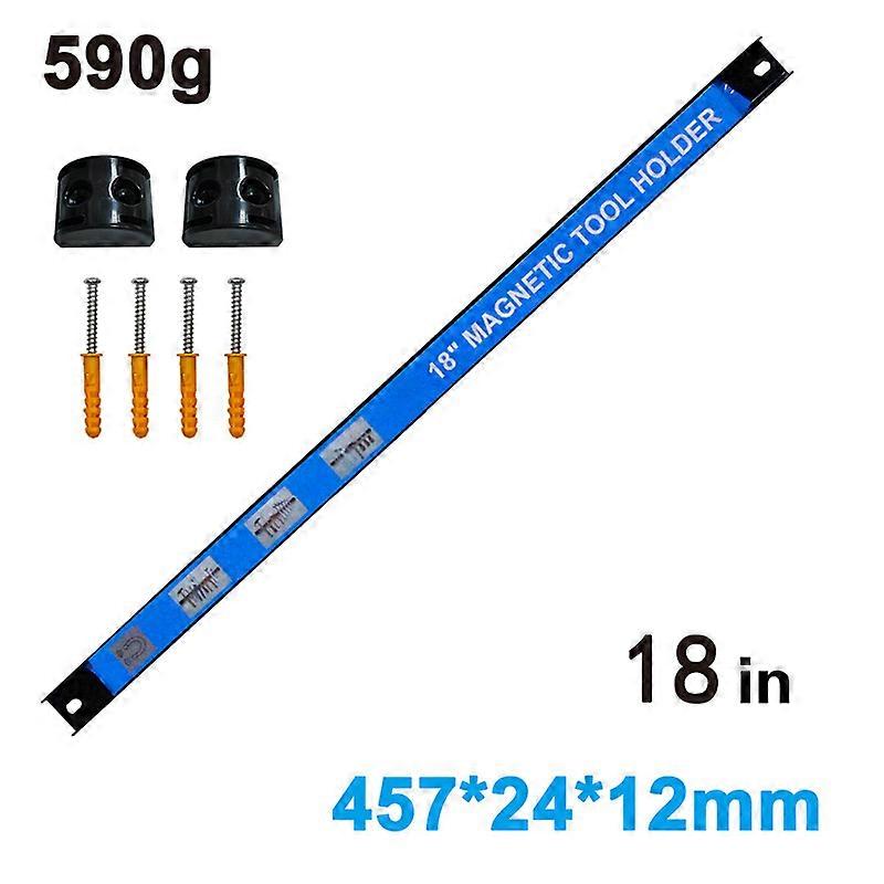 8/12/18/24inch Magnetic Tool Holder Heavy Duty Tool Bar Space Saving Metal Organizer Rack Tool For Workshop Garage Home