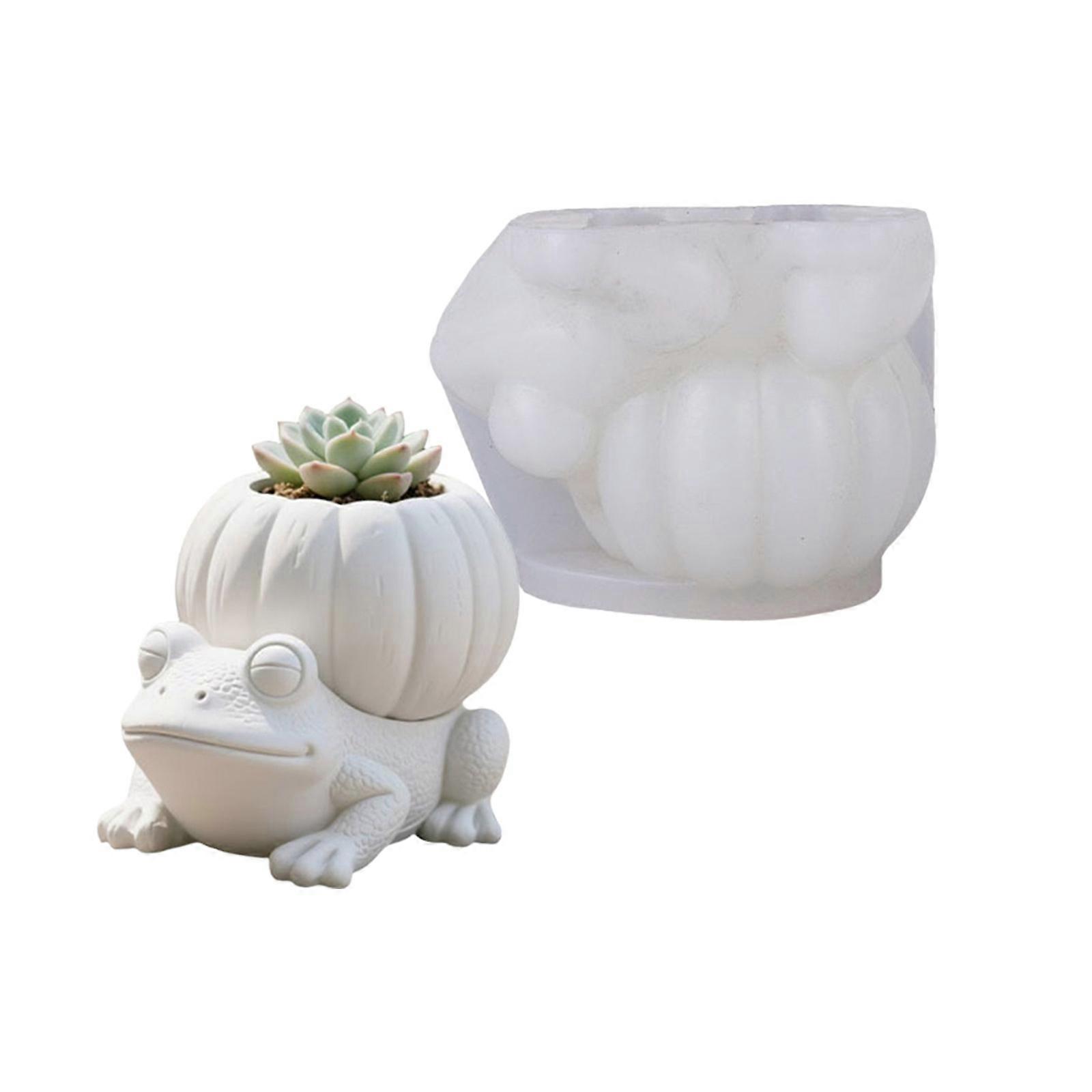 Premium Silicone Planter Mold Multi Functional Craft Tool For Resin Cement Concrete Casting And Creative Gardening Projects Multicolor