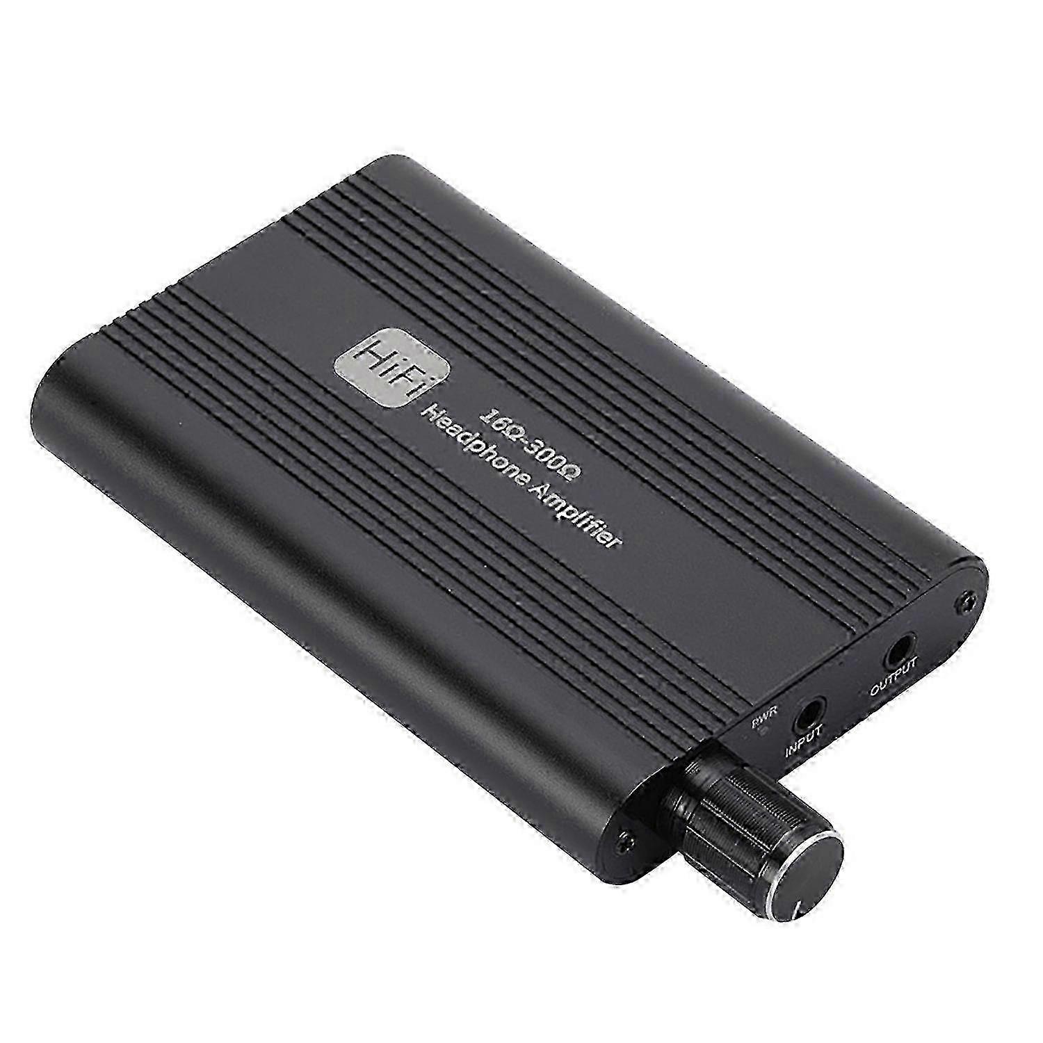 Headphone Amp Adapter HiFi Stereo Sound Rechargeable Volume Adjustment 3.5mm Interface Reduce Noise ws