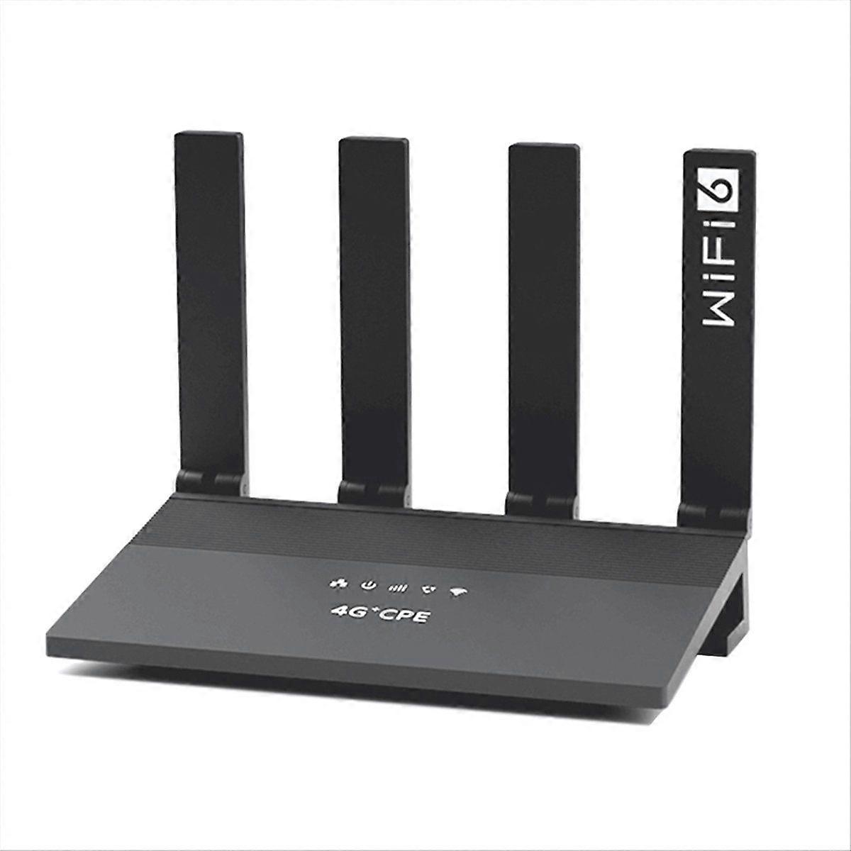 4G LTE Router 300Mbps WiFi6 Wireless Internet Router for Nano 5G SIM Multi-Language Support English