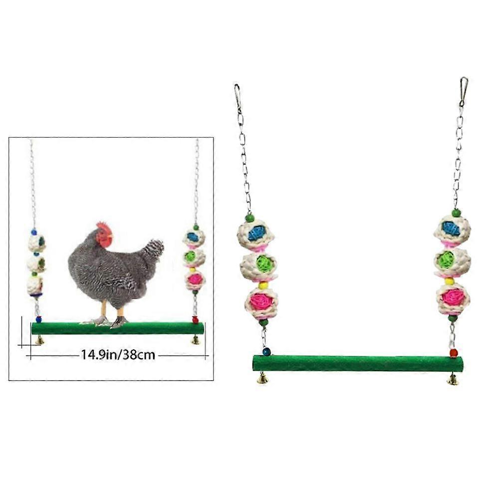 Χειροποίητα Μεγάλα Αξεσουάρ Κοτόπουλου Παπαγάλων Παιχνιδιών 2 Τεμάχια