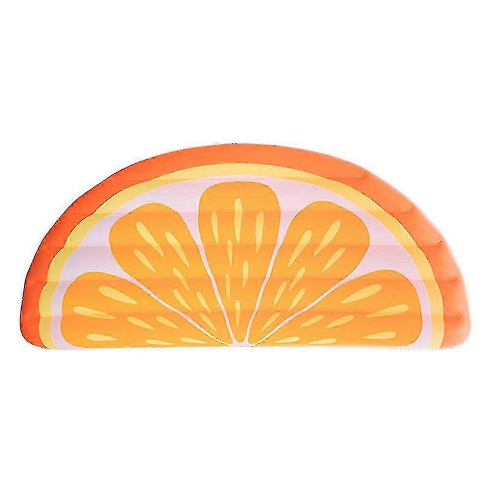 Orange Pool Float Inflatable Swimming Float Lounge Raft