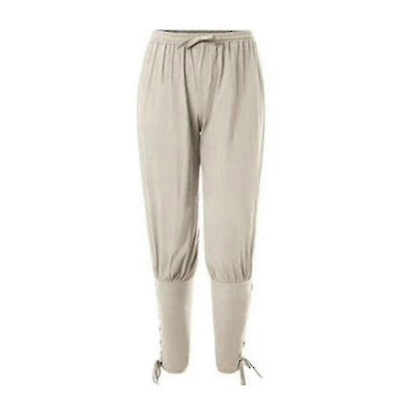 Erkekler için Korsan Pantolon Viking Cosplay Rönesans Ortaçağ Gotik Pantolon Korsan Kostüm Pantolon Erkekler