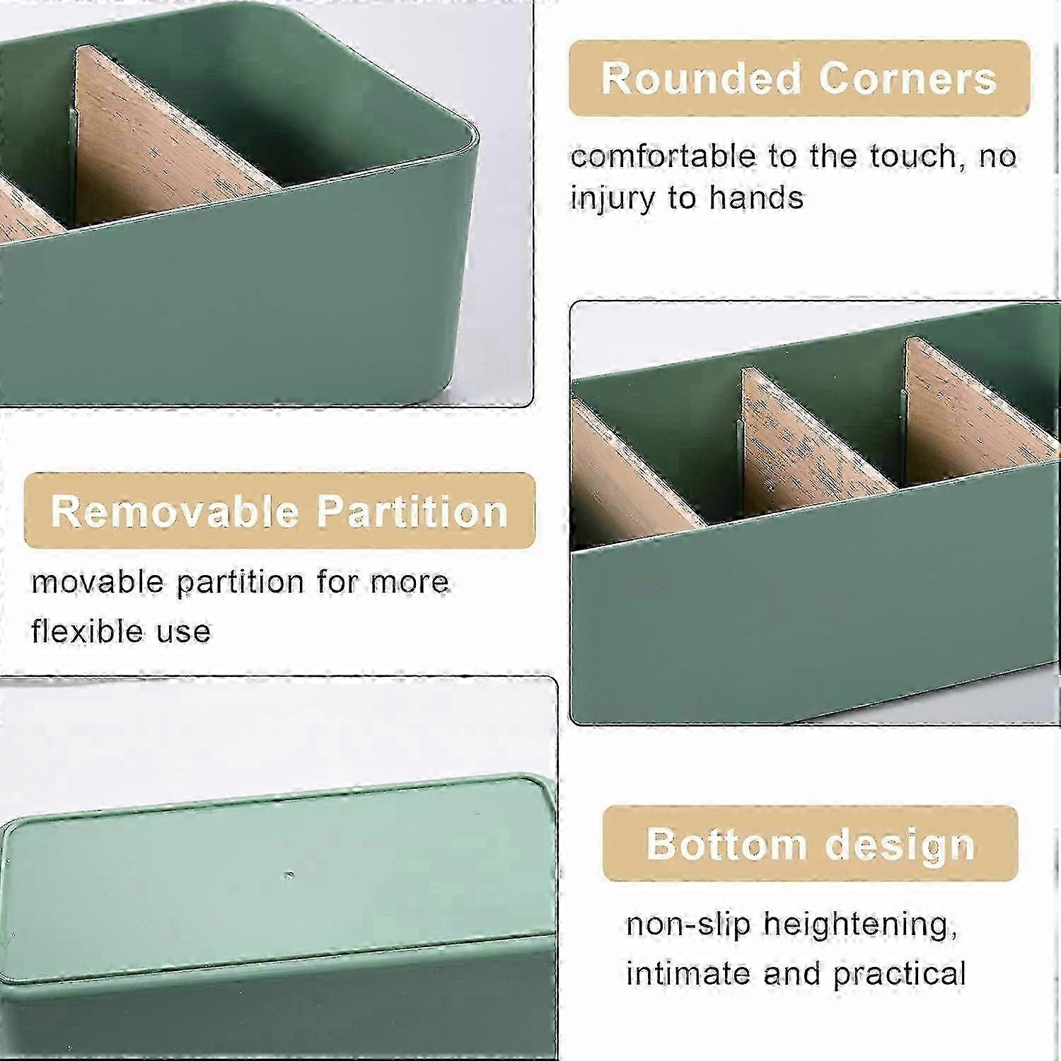 Wooden Desk Storage Box 2025