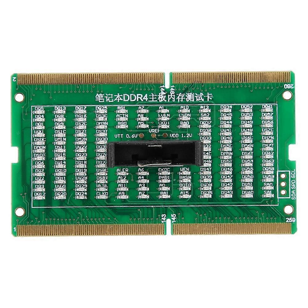 SO-DIMM Analyzer Diagnostic Tester Post Test Card for PC Laptop Desktop DDR234 With Light DDR4