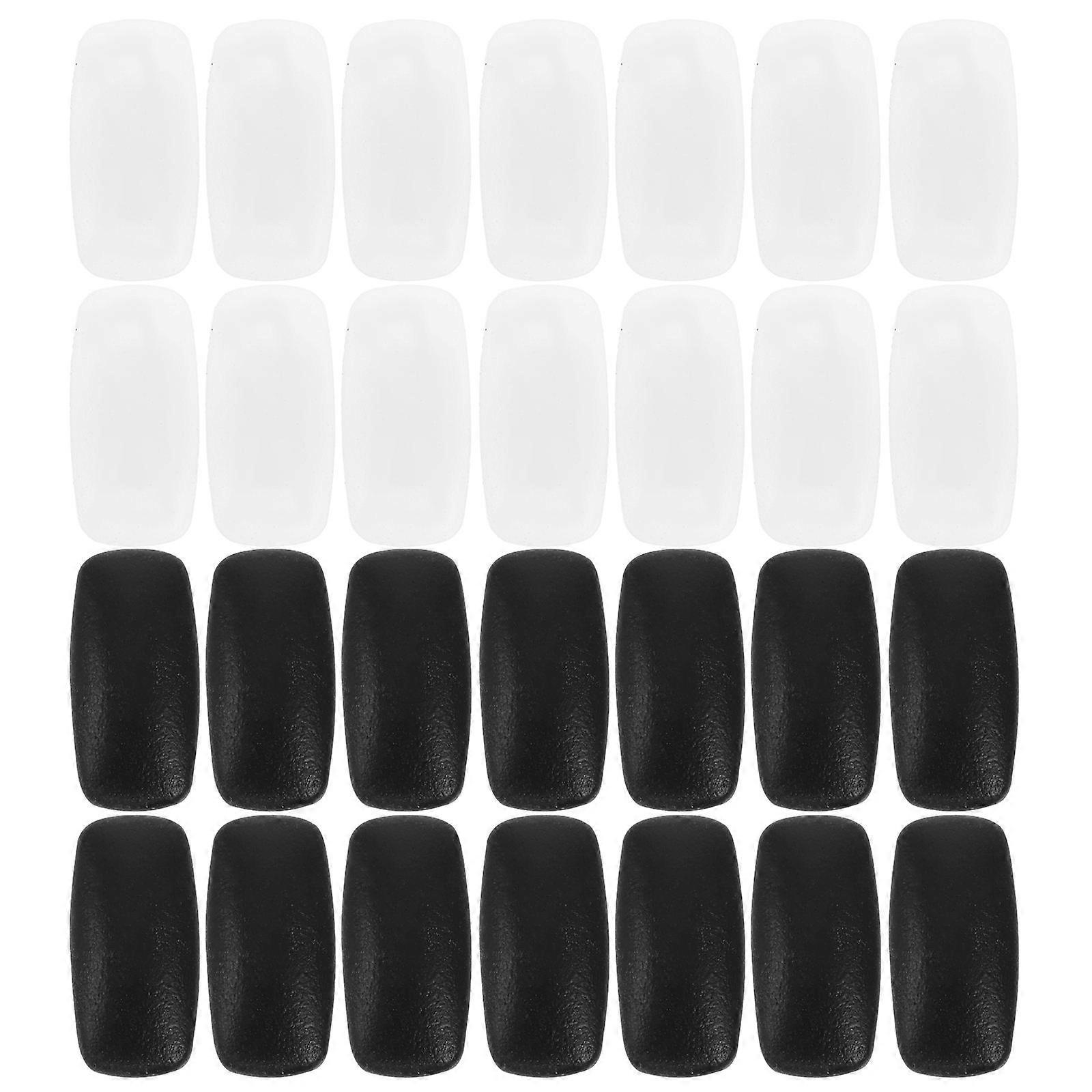20Pairs Silicone Nose Pads for Glasses Use Rectangular Non Slip Pads