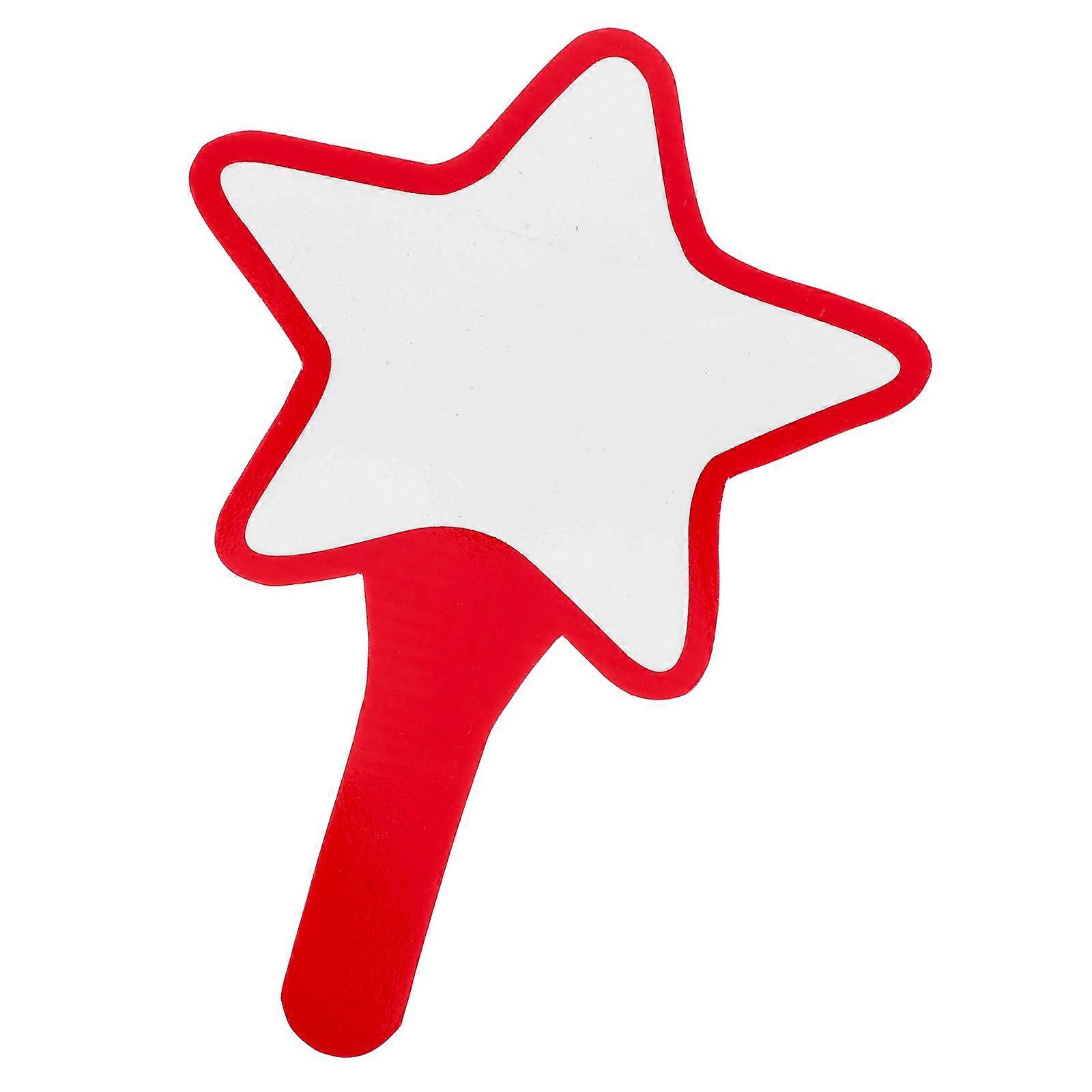 Reusable Blank DIY Paddle for Scoring with Dry Erase Function Red