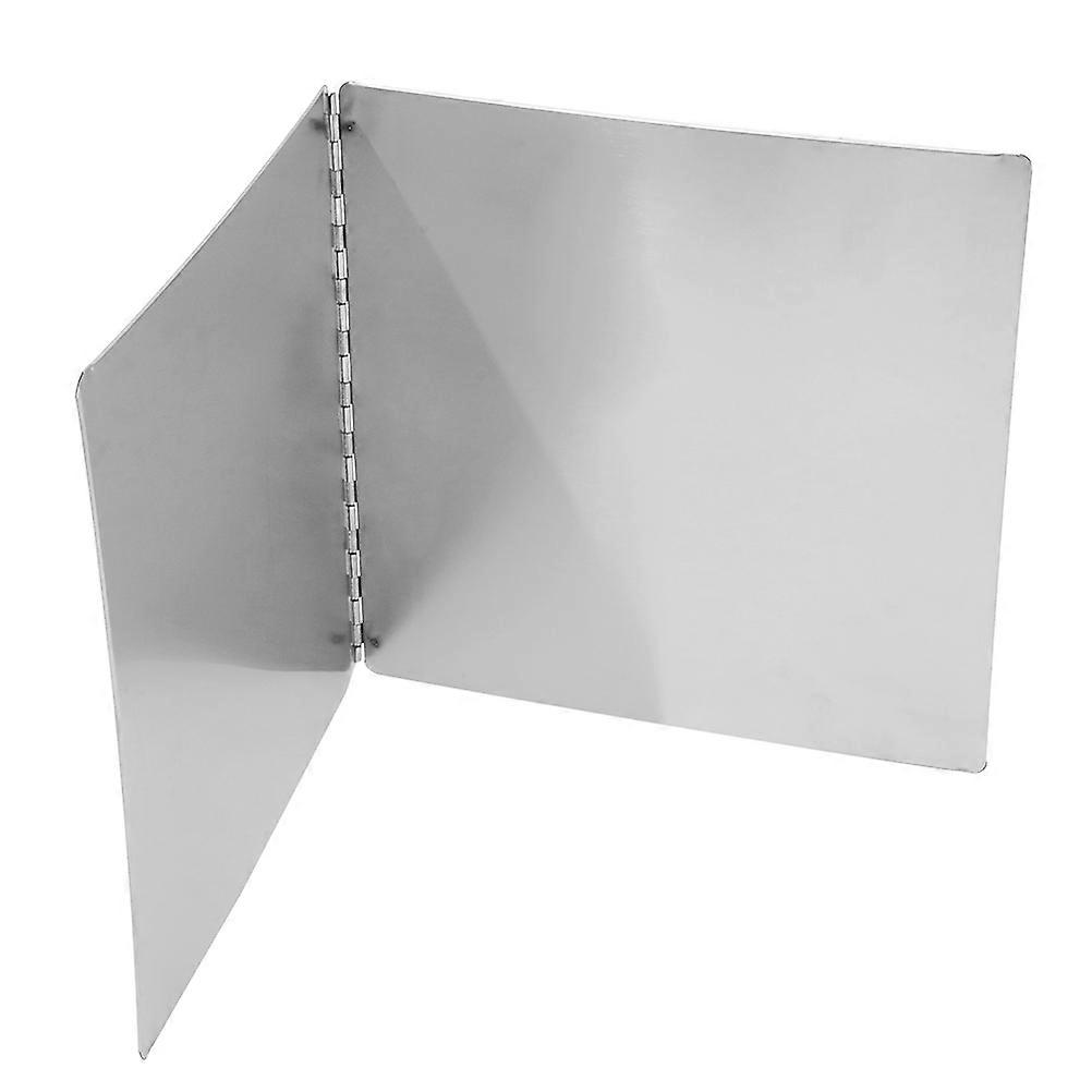 Kitchen Stainless Steel Splatter Guard for Stove Foldable 2-Side Protector