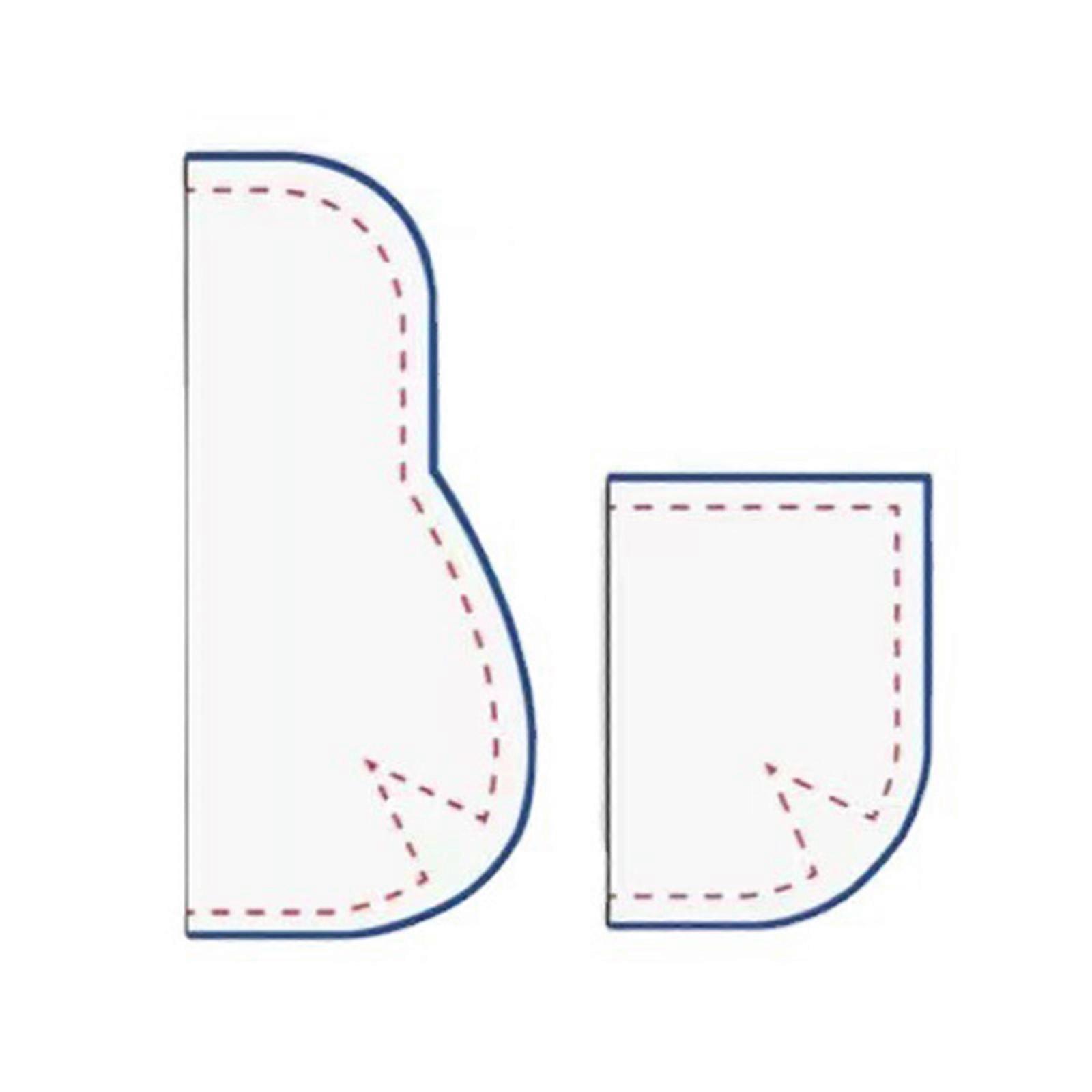 Sewing Template With Ergonomic Designs Cloth Crafting Accessory Tool  M