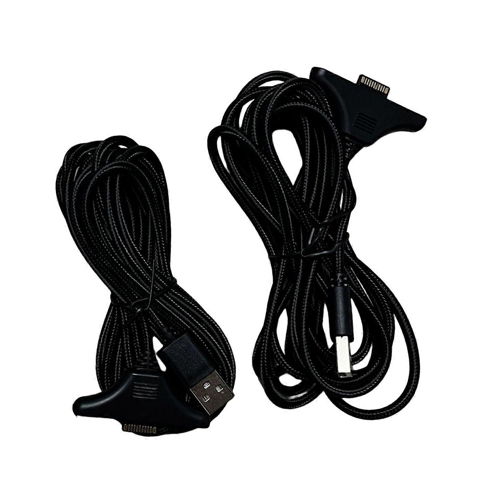 Twin Magnetic USB C Charging Cord Wire for Gamepad 3 Meter Flexible Cable Supports Simultaneous Double Channel Charging Multicolor