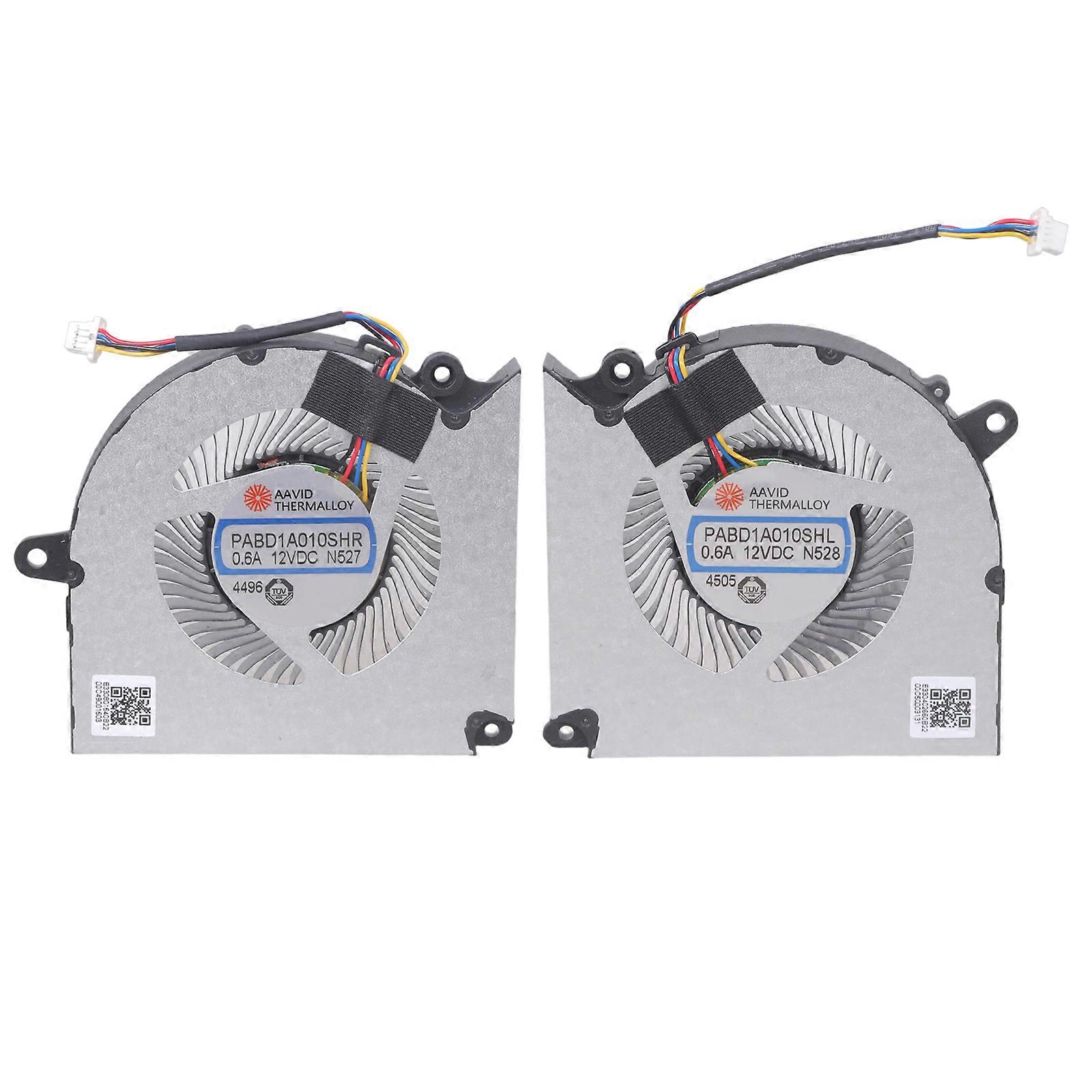 Laptop CPU GPU Fan For 15P3 Pulse 16 AI C1VFKG Metal Optimized Airflows Noise Reduction Technology Multicolor